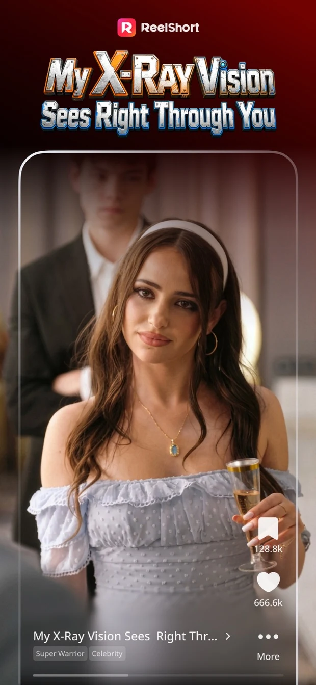 ReelShort's current United States App Store preview shows a one-minute vertical drama playing inside a portrait phone interface.